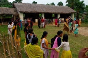 Girls in West Bengal, India supported by MBBCDS. Photo Credit: Lydia Holden