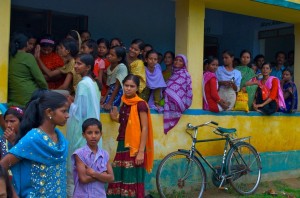 Girls in West Bengal, India supported by MBBCDS. Photo Credit: Lydia Holden