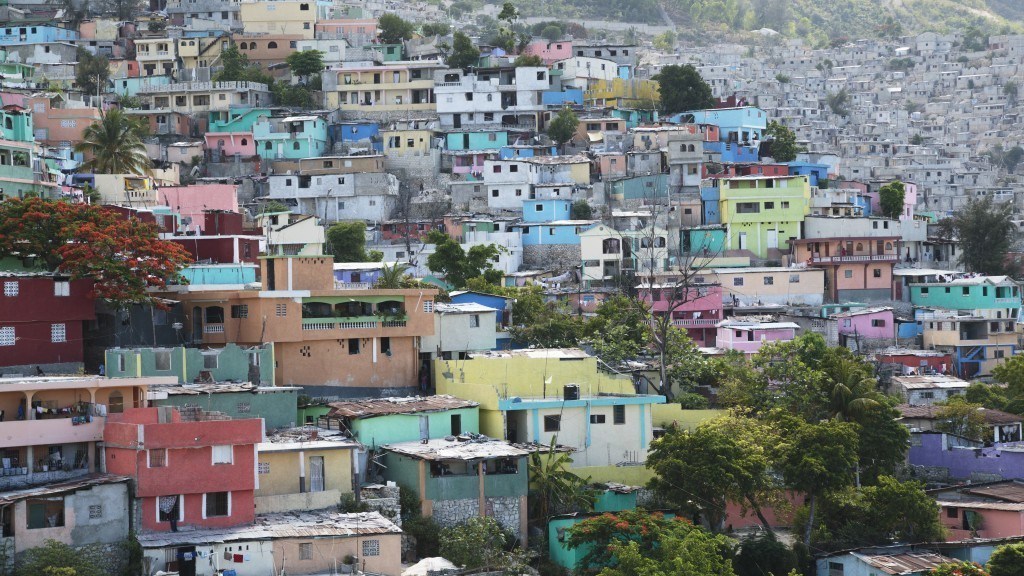 Jalousie, a shantytown in Haiti