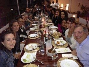 Emma with AJWS supporters and staff in Mexico