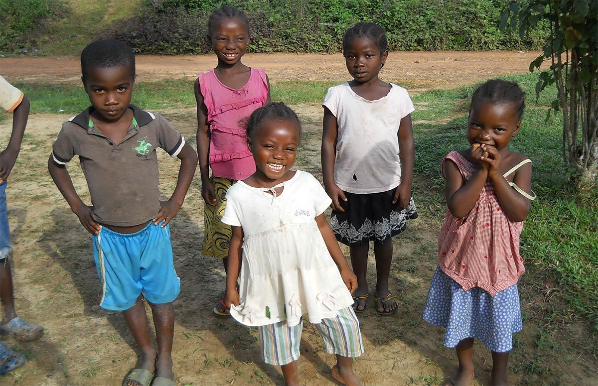 Children orphaned by Ebola