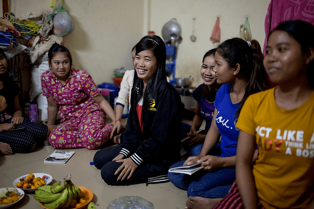 Young women from AJWS grantee WIC