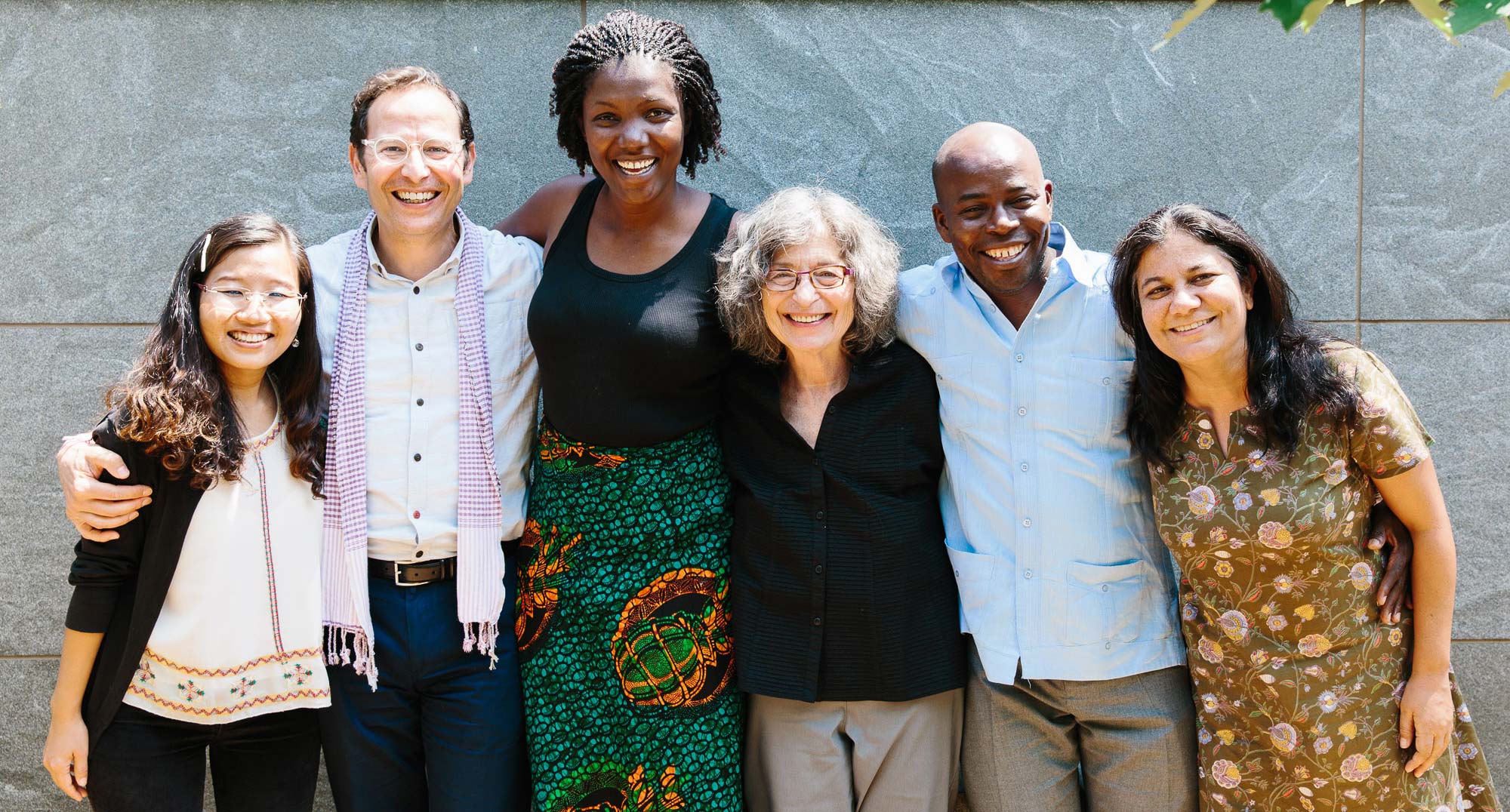 Left to right: Ah Noh, Robert, Caroline, Barbara, Boumba and Praneeta