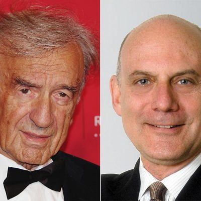 Elie Wiesel and Monte Dube (Photo by David Shankbone)