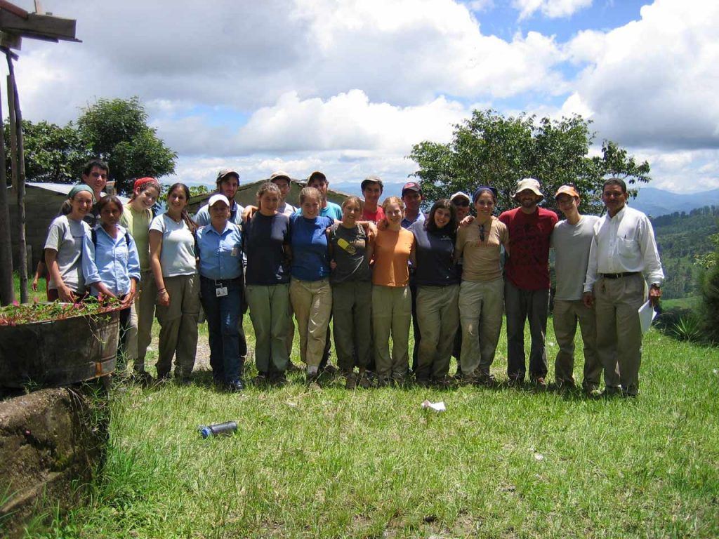 Josh Kahn and other participants in AJWS’s Volunteer Summer program in Honduras in 2005. Photo courtesy of Josh Kahn