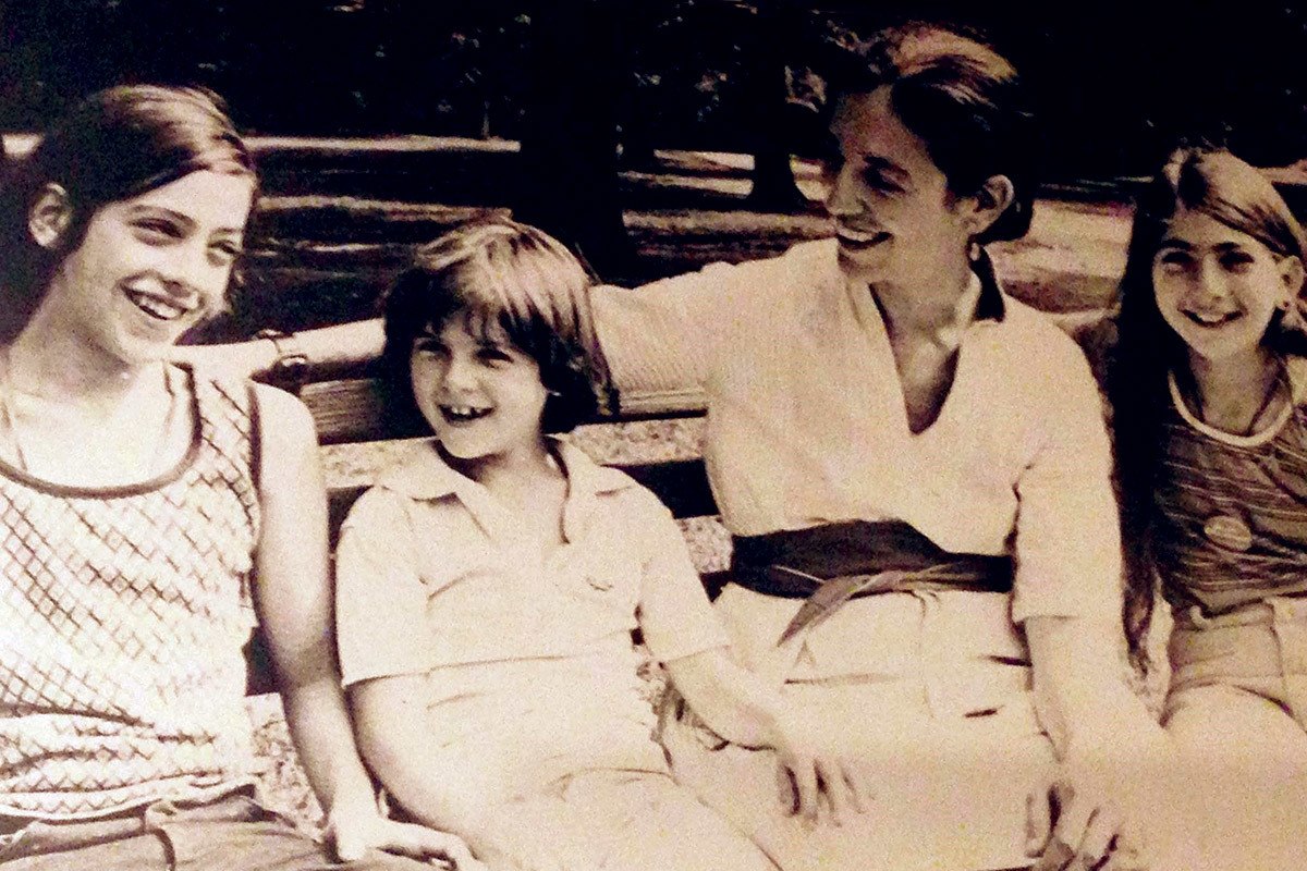 Ruth Messinger with her children, Daniel, Adam and Miriam, in Central Park in 1977.