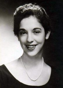 Ruth Messinger as a high school graduate.