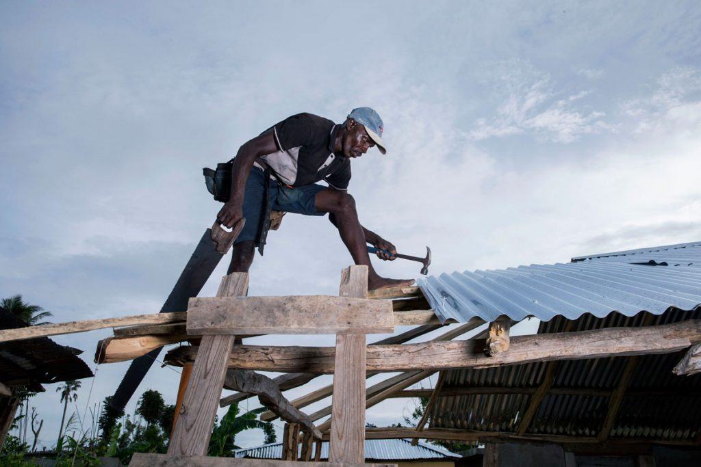 Following Hurricane Matthew, several AJWS grantees are helping communities across Haiti rebuild and recover. Photo by Jonathan Torgovnik