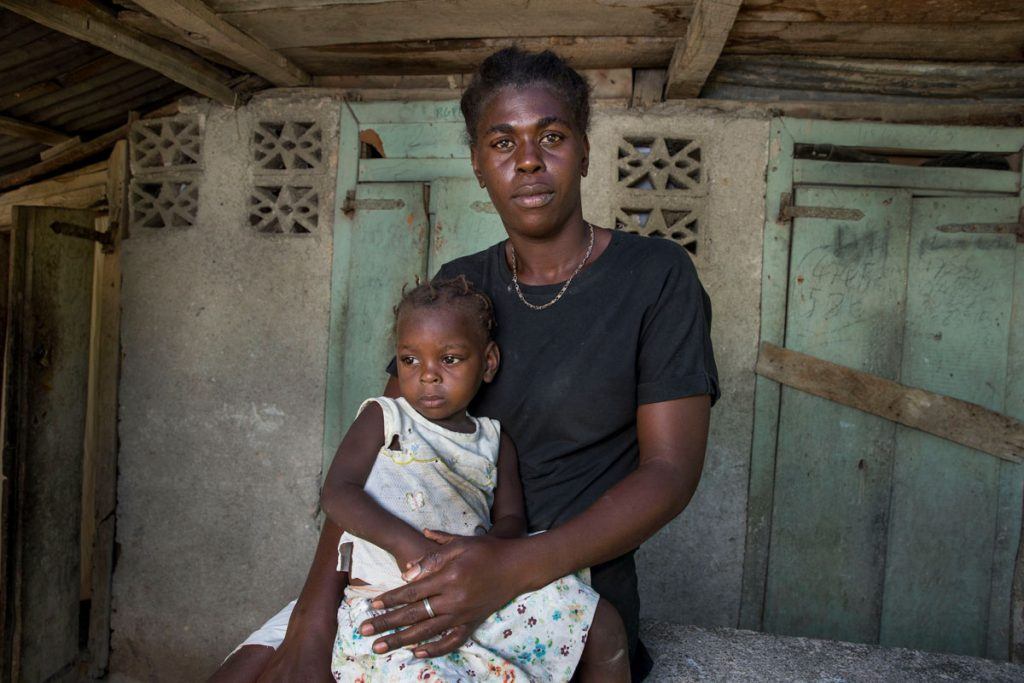 Marjorie Joseph and her 2-year old daughter avoided water-borne diseases thanks to GARR’s efforts to raise awareness in communities along the Haiti-Dominican Republic border. Photo by Jonathan Torgovnik 