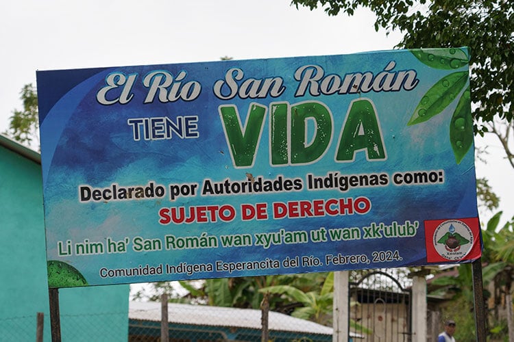 billboard with Spanish language on it