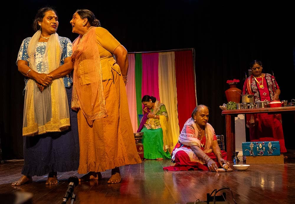 A performance of Talki—a play produced and performed by AJWS grantee organization Payana in India.